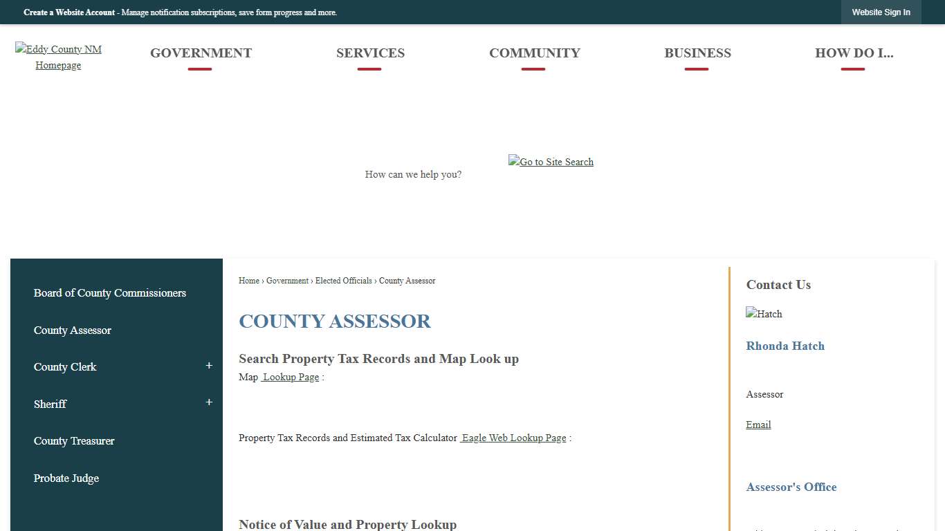 County Assessor Eddy County, NM